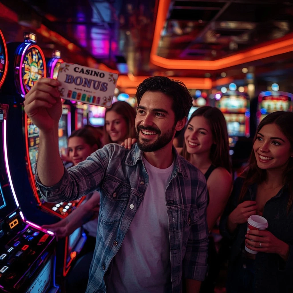 une personne avec un bonus RTBet Casino